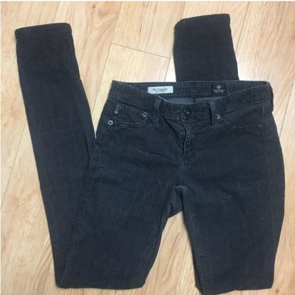 Adriano Goldschmied The Legging Skinny Plaid Pants - Picture 3 of 11